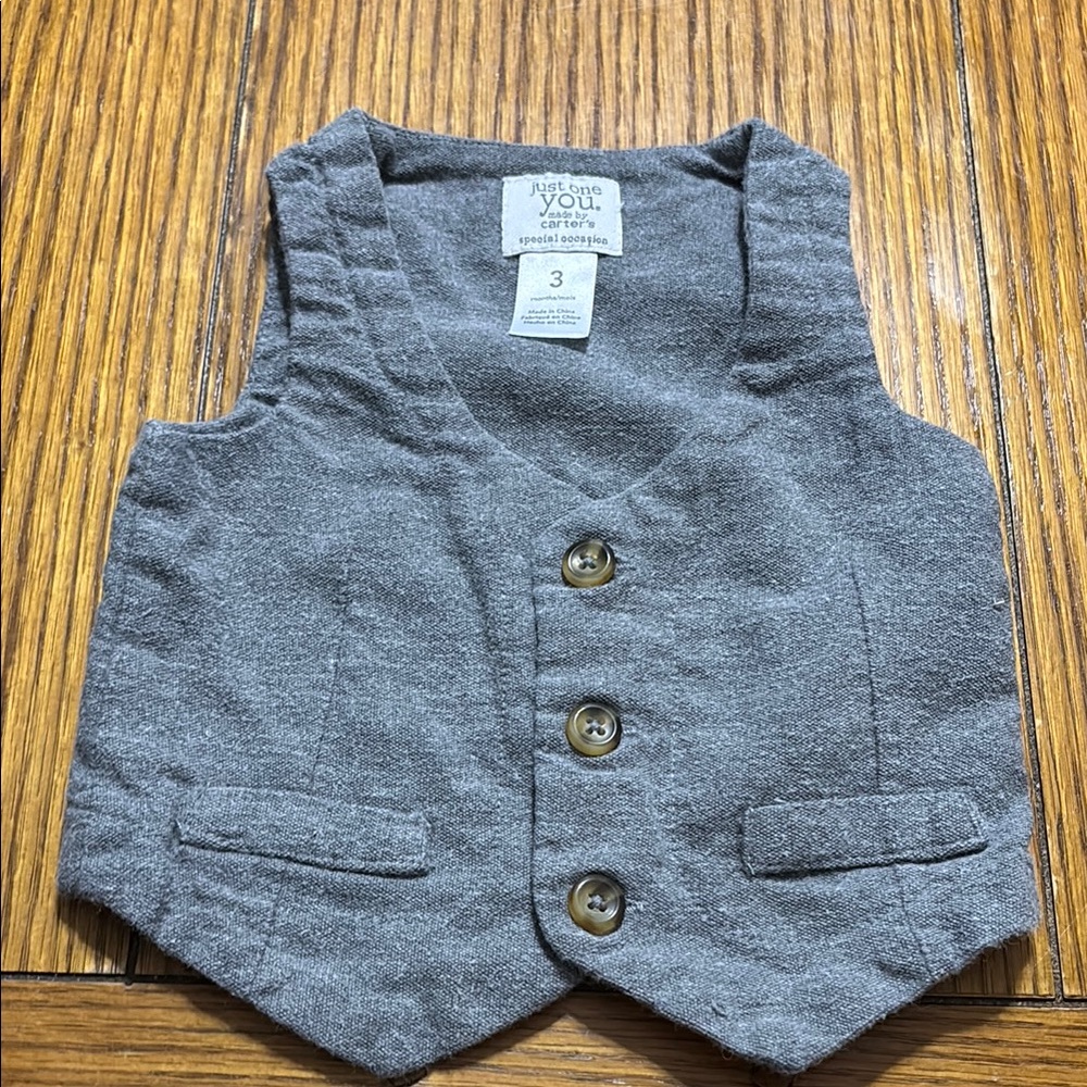 Gray Kids Vest by Carter's